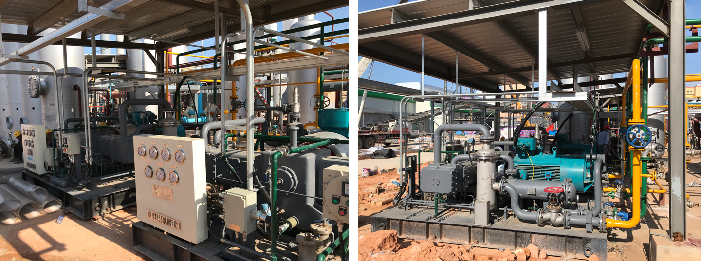 广东某公司DW-4.9/(1.5-2.5)-22天然气压缩机